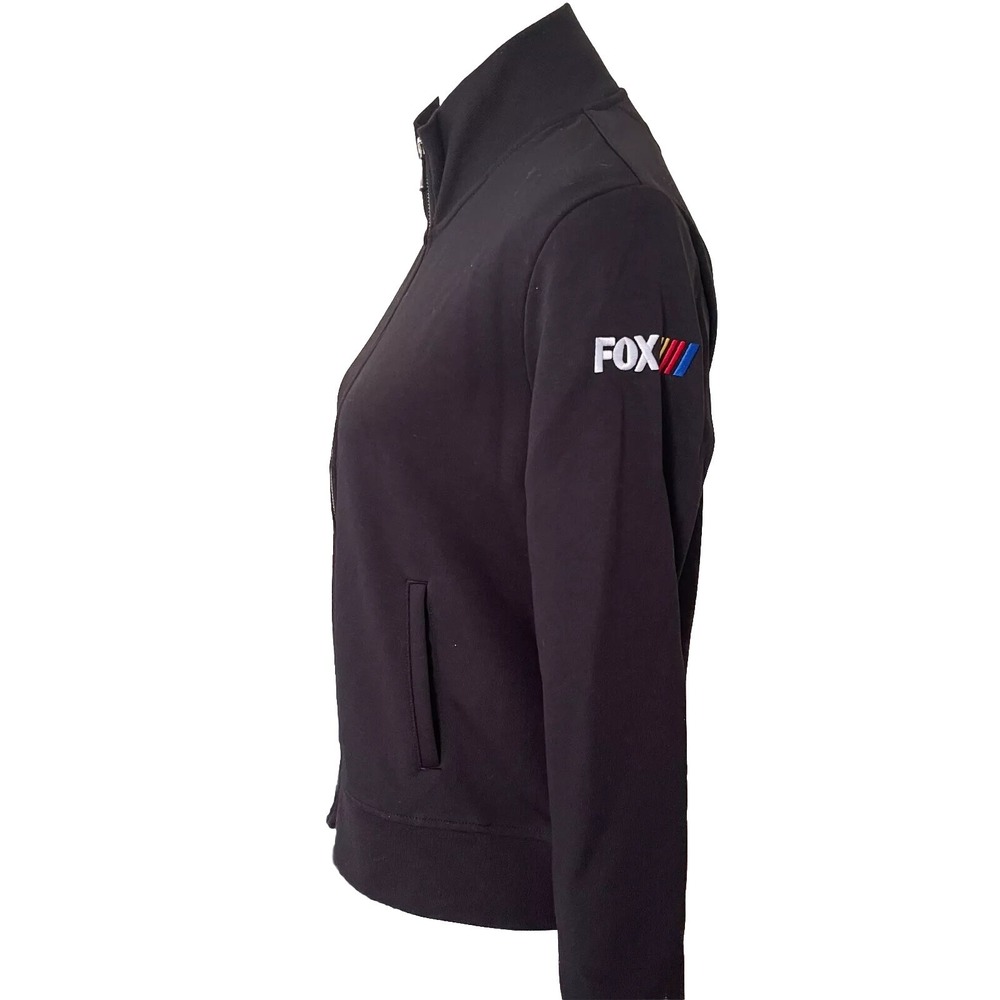 Brooks Brothers Women's FOX Network Black Jacket Size Small Zip Front - Picture 2 of 5